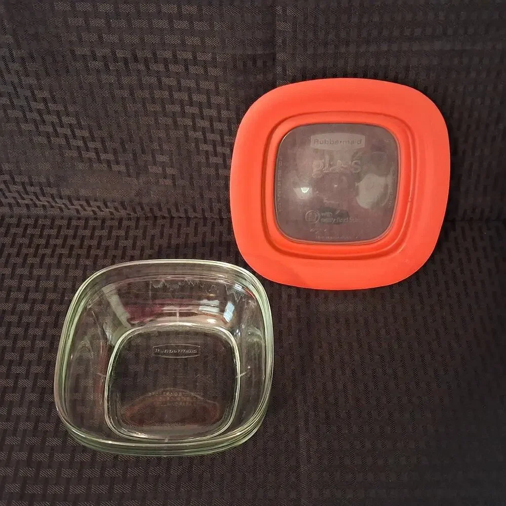 Rubbermaid GLASS Food Container 2.5 Cups MADE IN USA